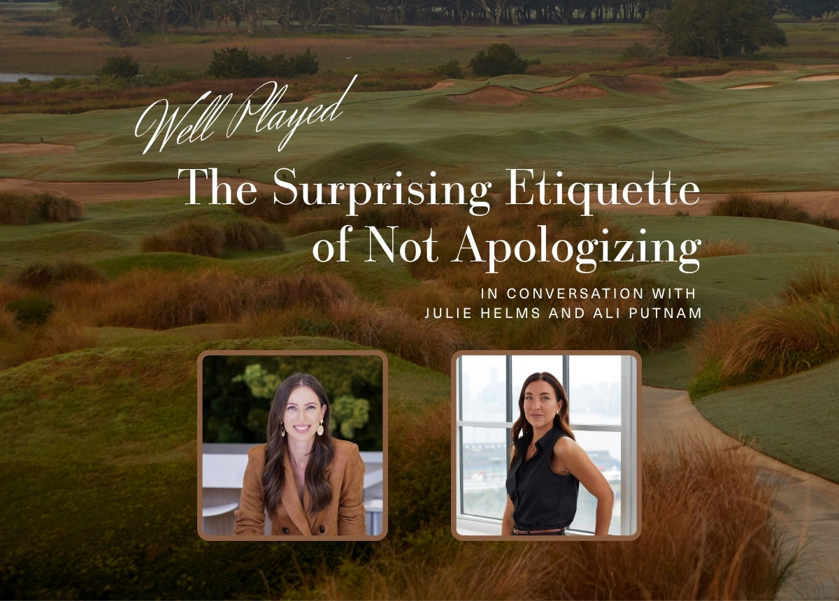 The Surprising Etiquette of Not Apologizing