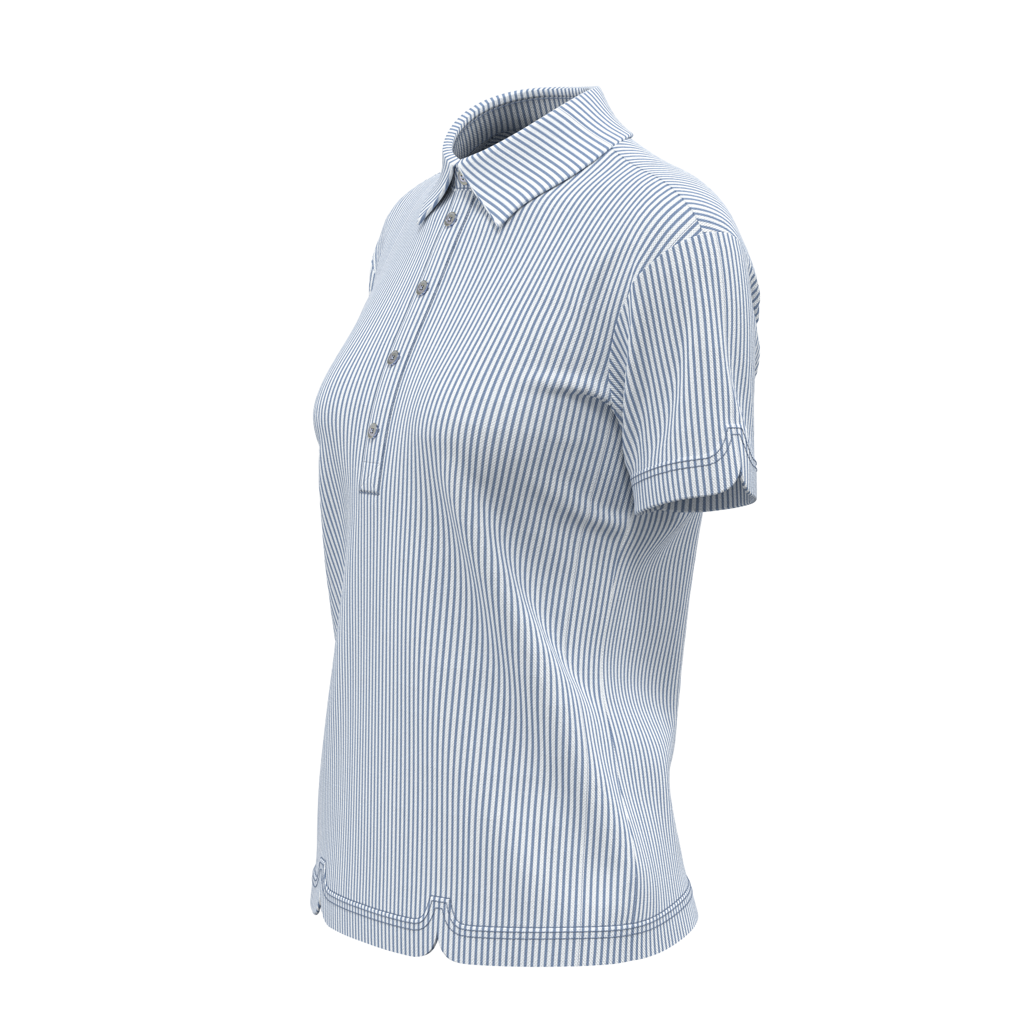 SPORT SS POLO STRIPE PRINT