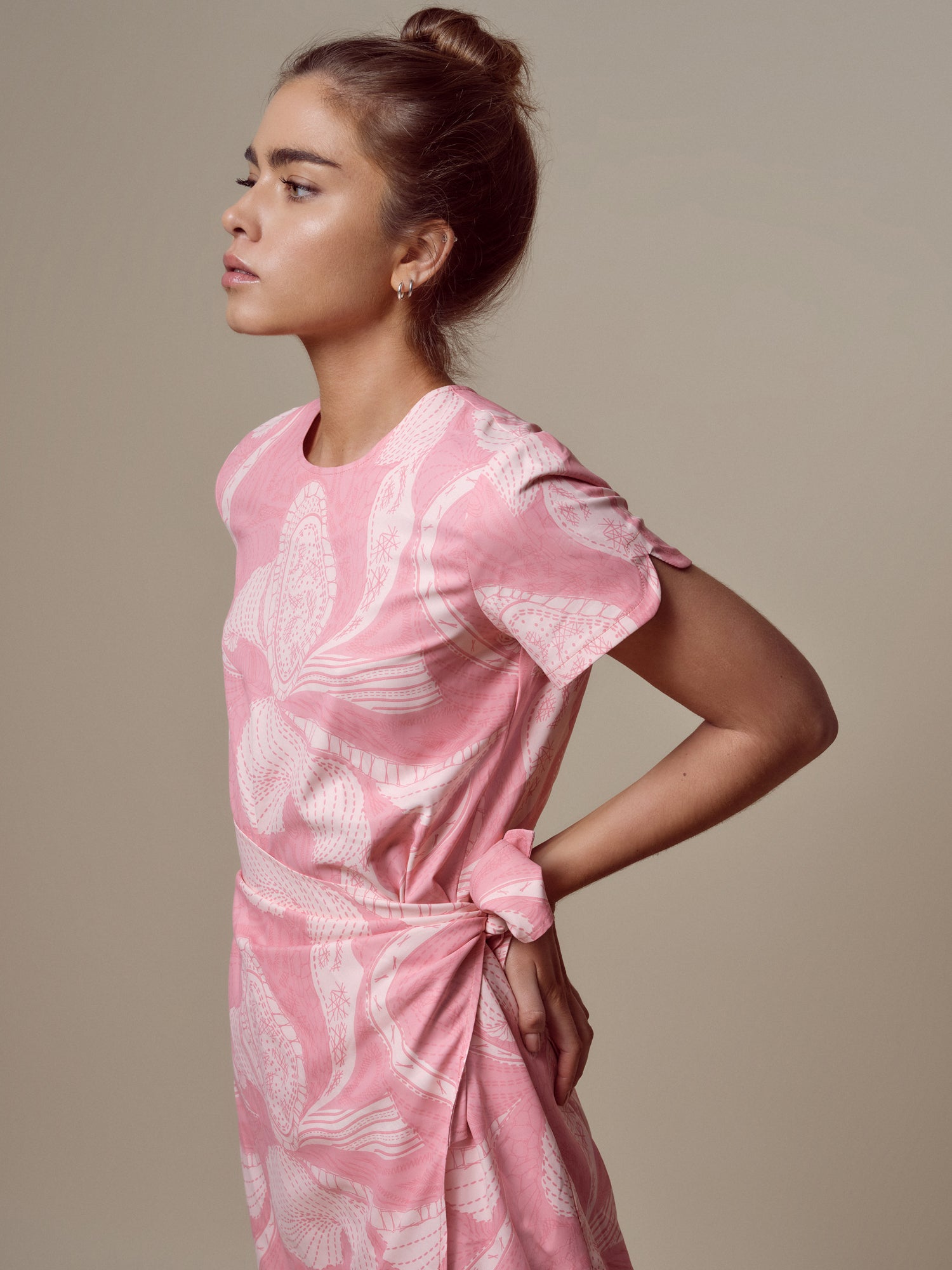 Tea Rose Embroidery Print ^