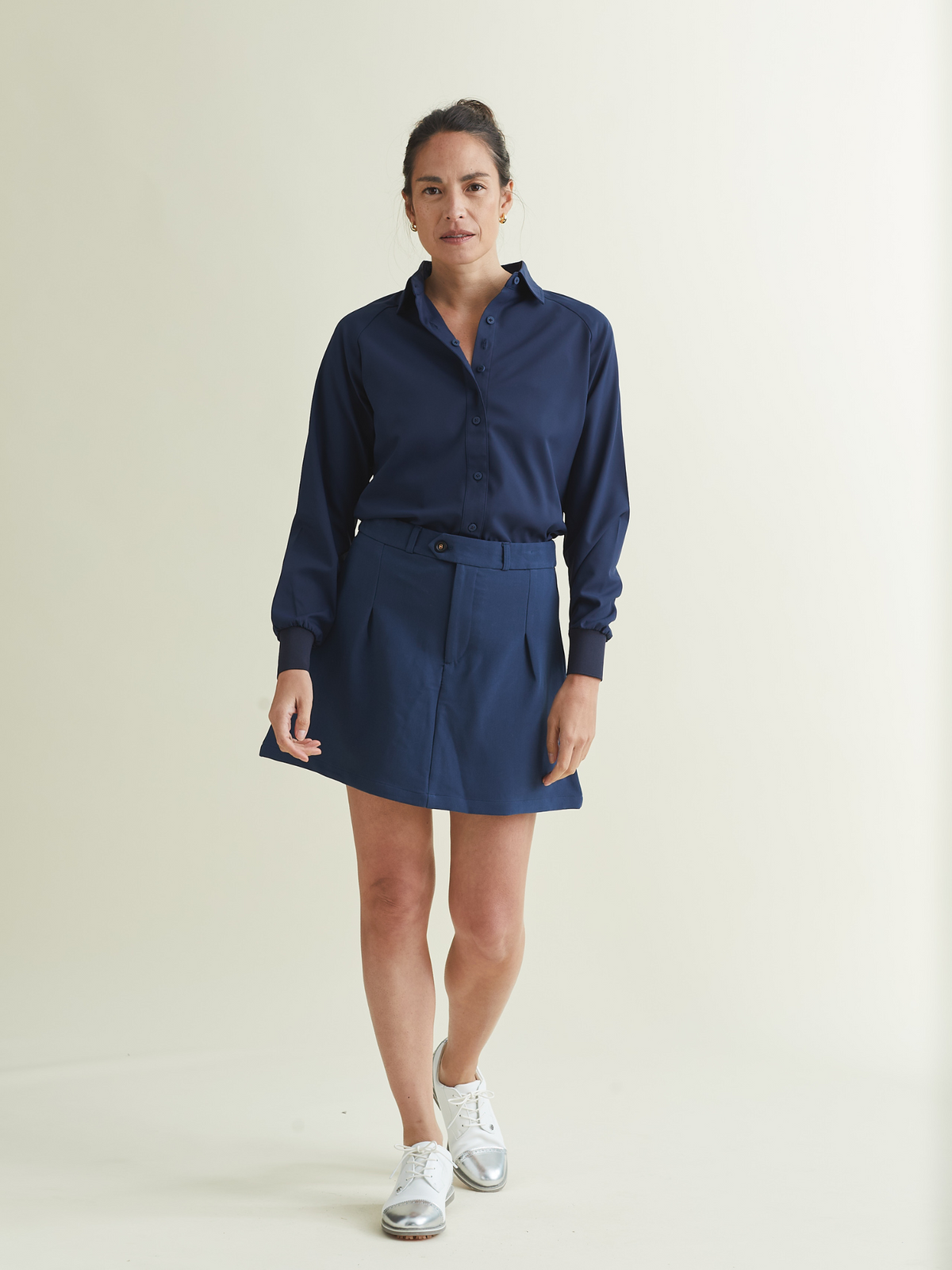 RAGLAN BUTTON UP SHIRT VIEW FROM THE VEIL