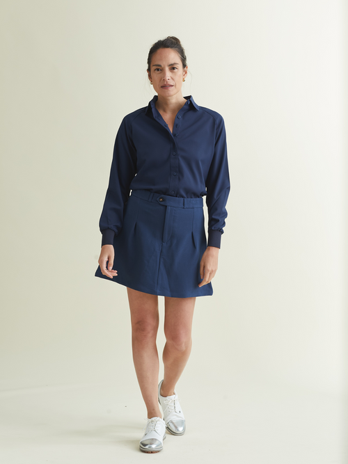 RAGLAN BUTTON UP SHIRT AMSTERGLAM