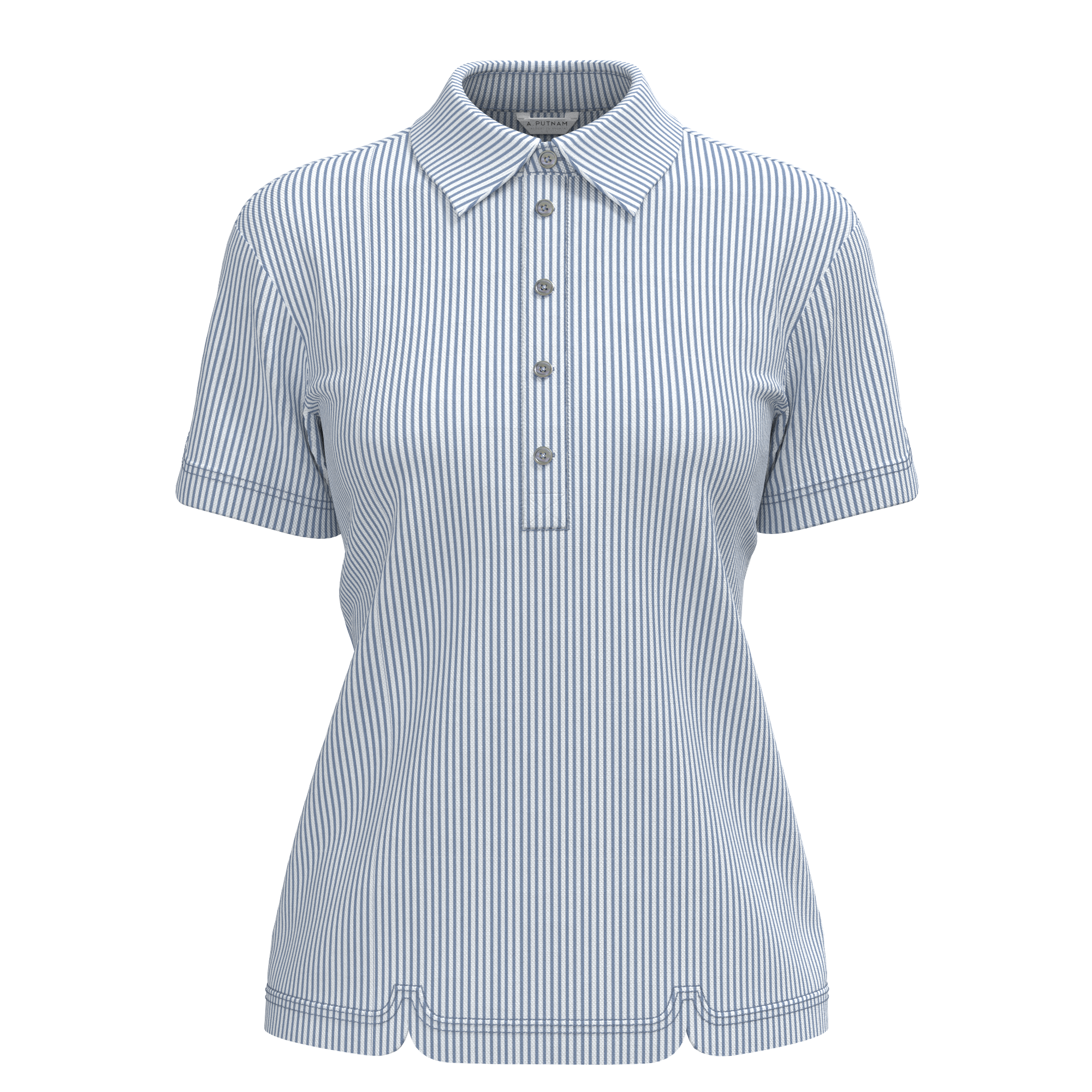 SPORT SS POLO STRIPE PRINT