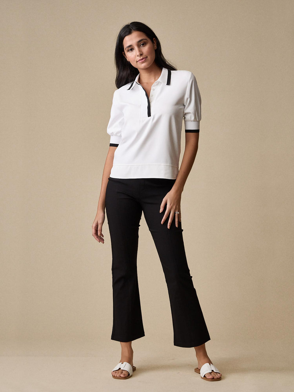 Harries Hw Kick Flared Pants Black main image 1